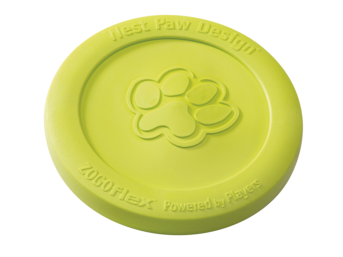 Игрушка для собак WestPaw Zisc Flying Disc фрисби 17 см Салатовый (ZG030GRN) - фото 1