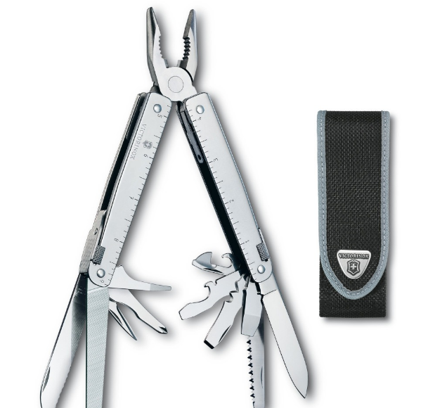 Мультитул Victorinox SWISSTOOL Vx30323.N с чехлом 26 функций 115 мм Черный (560895)