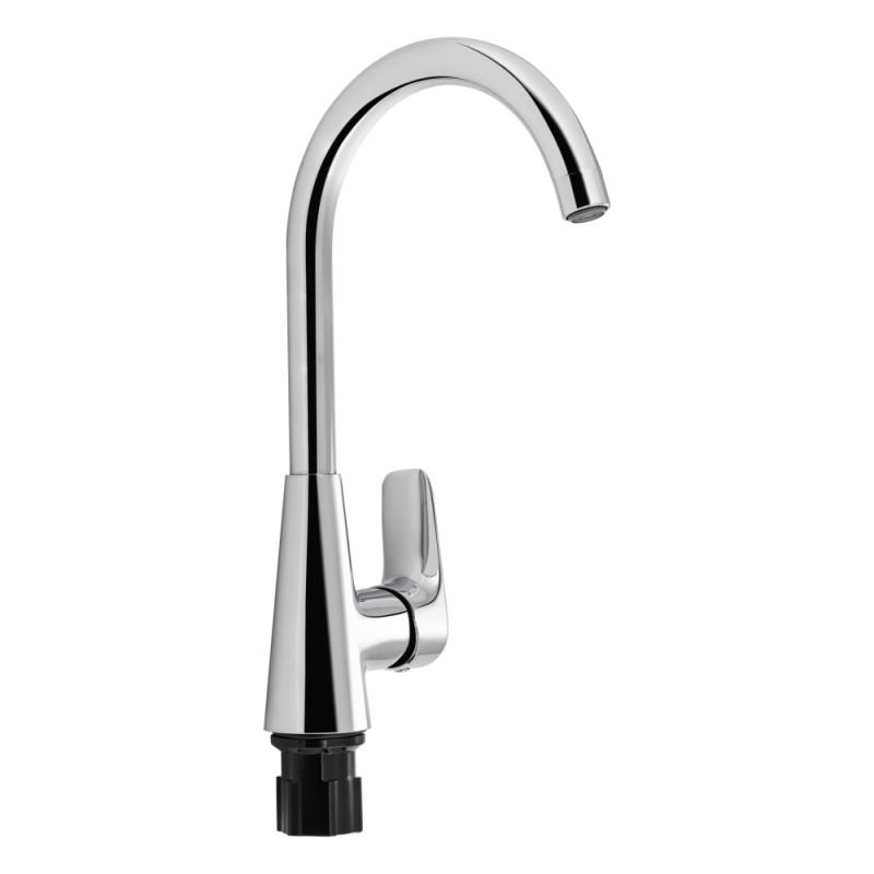 Смеситель для кухни Q-tap Svitava QTSV9011107C однорычажный Хром (77421)