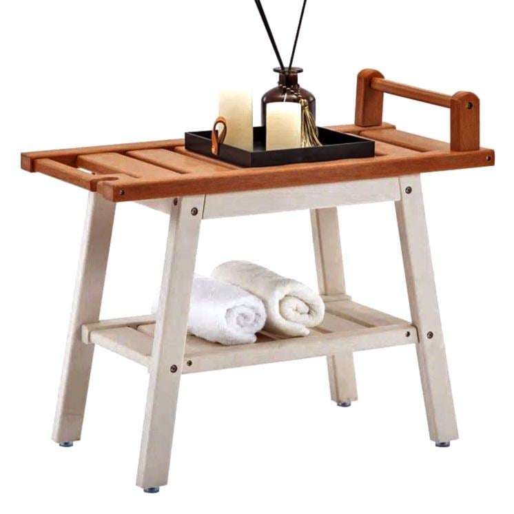 Табурет для ванной из дерева Лонус Зефир/Охра (ТВН-00842004)