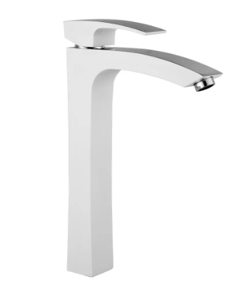 Смеситель для умывальника Gappo Jacob G1007-18 d 35 мм Белый/Хром