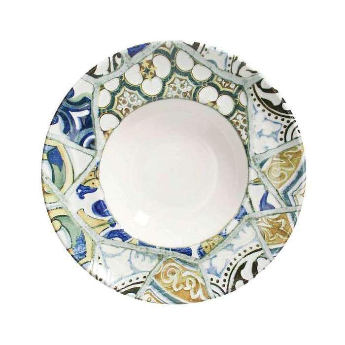 Тарелка глубокая для пасты Tognana Tognana Seaside maiolica 27 см Слоновая кость (PX02327M088)