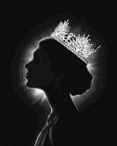 Картина по номерам Идейка Ты - королева 40х50 см в термопакете (KHO4786)