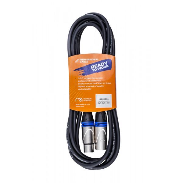 Кабель мікрофонний Maximum Acoustics MIC.XX3 OFC Blue (52401) - фото 2 Кабель мікрофонний Maximum Acoustics MIC.XX3 OFC Blue (52401) - фото 2