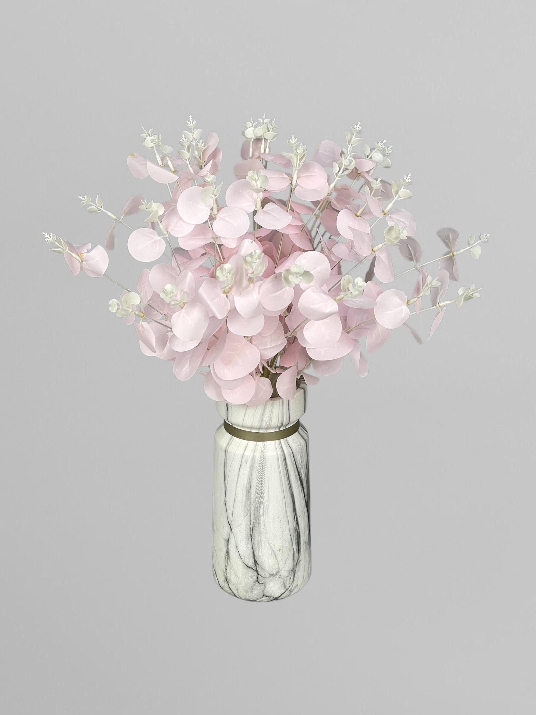 Искусственный эвкалипт 46 см Нежно-розовый (Р05013) - фото 3 Искусственный эвкалипт 46 см Нежно-розовый (Р05013) - фото 3