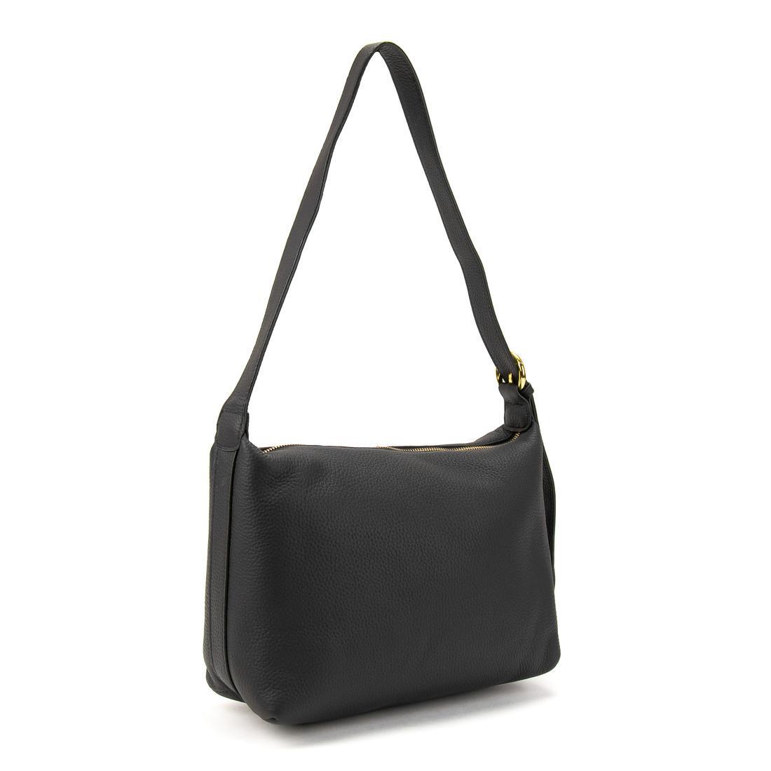 Жіноча сумка крос-боді Royal Bag B24-W-3163A шкіряна Чорний (6961)