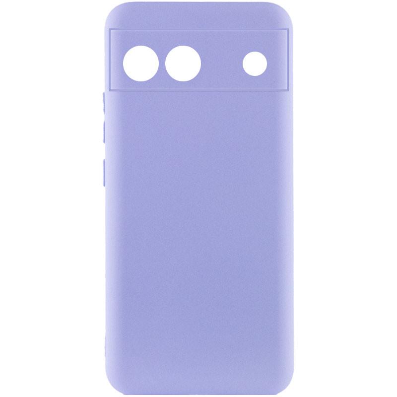 Противоударный чехол Silicone Cover Lakshmi Full Camera (A) для Google Pixel 6a Сиреневый / Dasheen