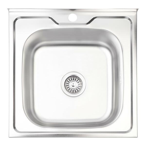 Кухонная мойка Wezer W5050/06 с сифоном 500x500x160 мм Satin (1675839064) Кухонная мойка Wezer W5050/06 с сифоном 500x500x160 мм Satin (1675839064)