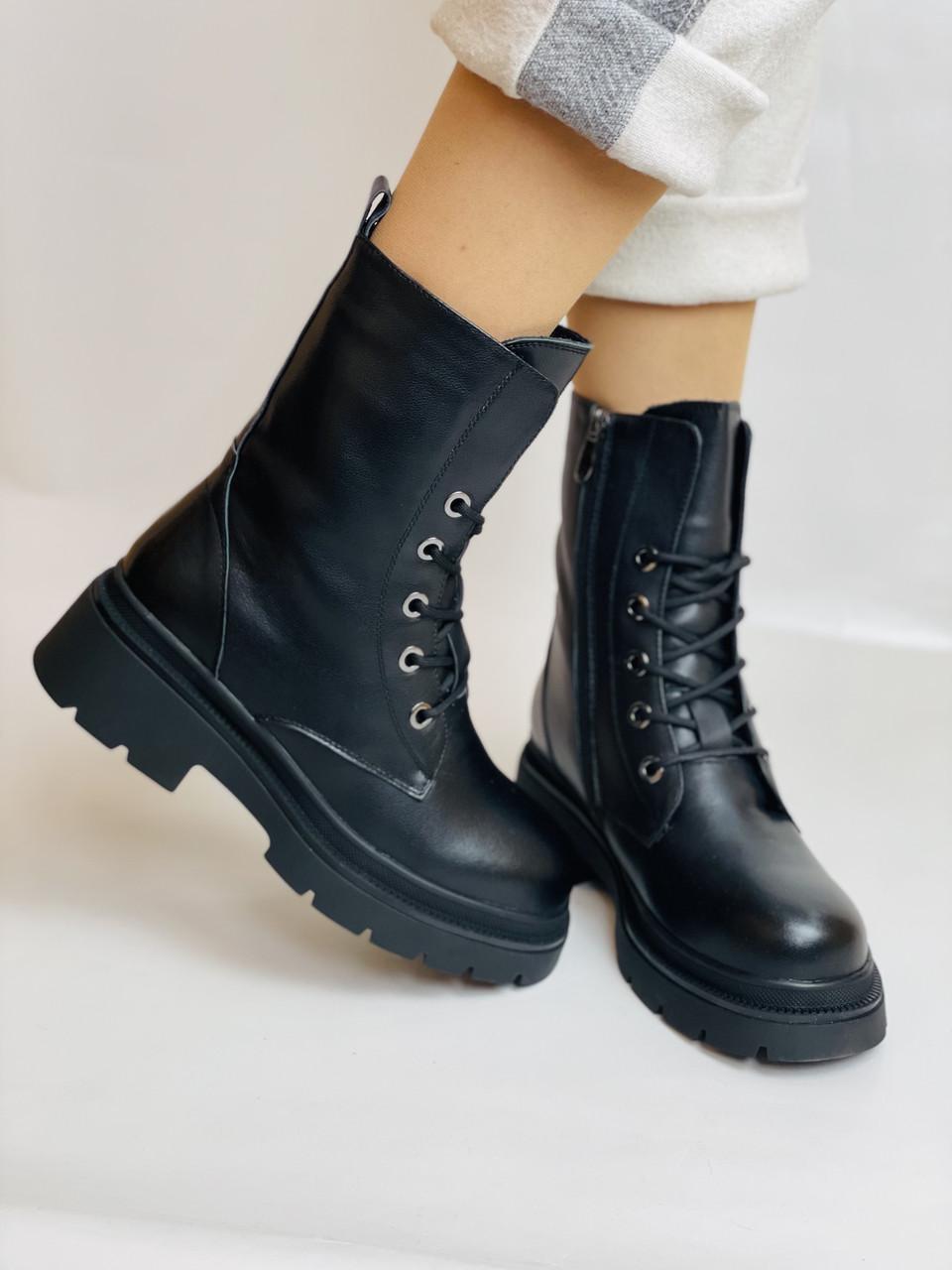 Ботинки женские зимние Farinni р. 38 24,5 см Черный (2705) - фото 3