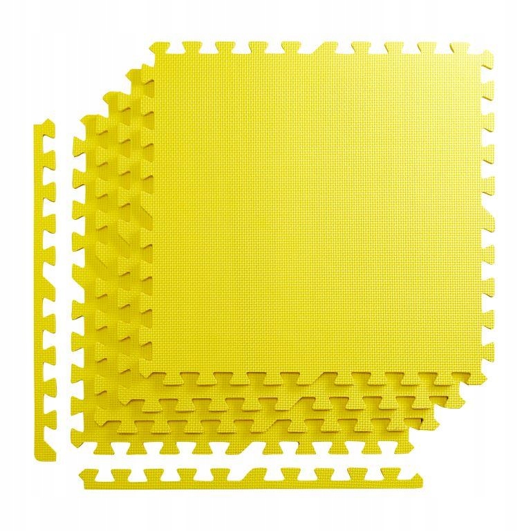 Мат-пазл 4fizjo Mat Puzzle EVA 120x120x1 cм 4FJ0076 Yellow - фото 1