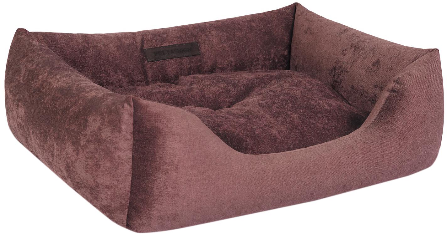 Лежак Pet Fashion Denver №1 60х50х18 см Ягодный (4823082424047)