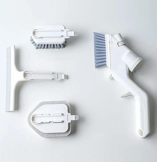 Щетка для уборки Water Spray Cleaning Kits 4в1 с распылителем Белый (17945686)