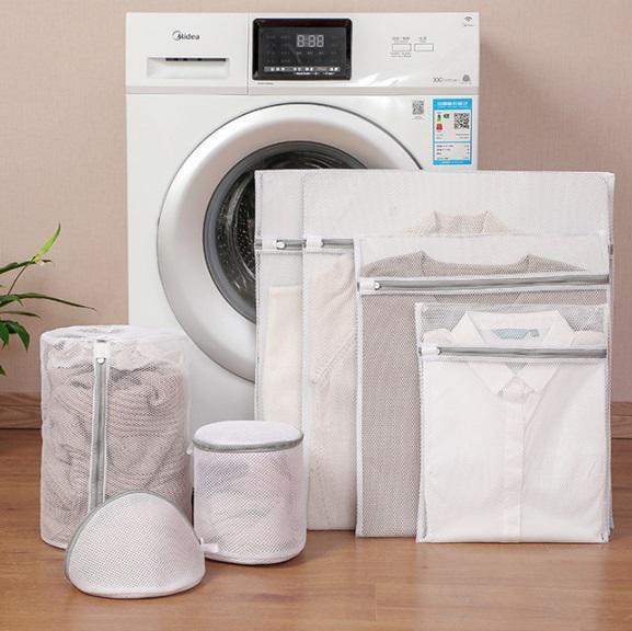 Набір мішків для прання Велика сітка 18646 7 пр. Білий (5011881) Набір мішків для прання Велика сітка 18646 7 пр. Білий (5011881)