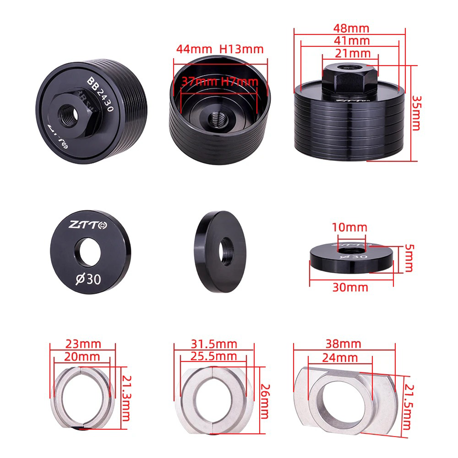 Набор инструментов для запрессовки подшипников ZTTO Стиль A (ZTT-BTA-6312) - фото 2 Набор инструментов для запрессовки подшипников ZTTO Стиль A (ZTT-BTA-6312) - фото 2