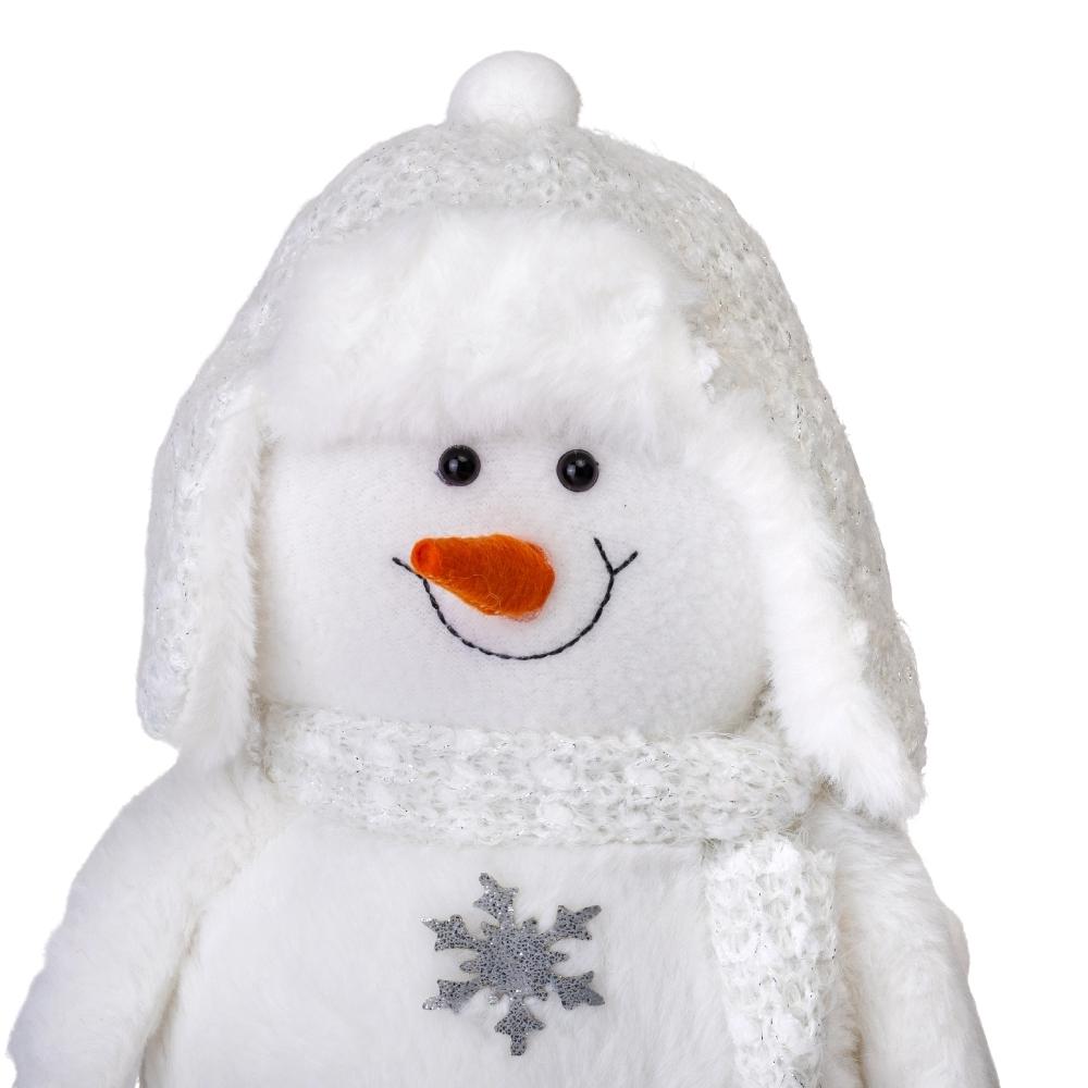 Фигурка Белый снеговик 48 см - фото 2