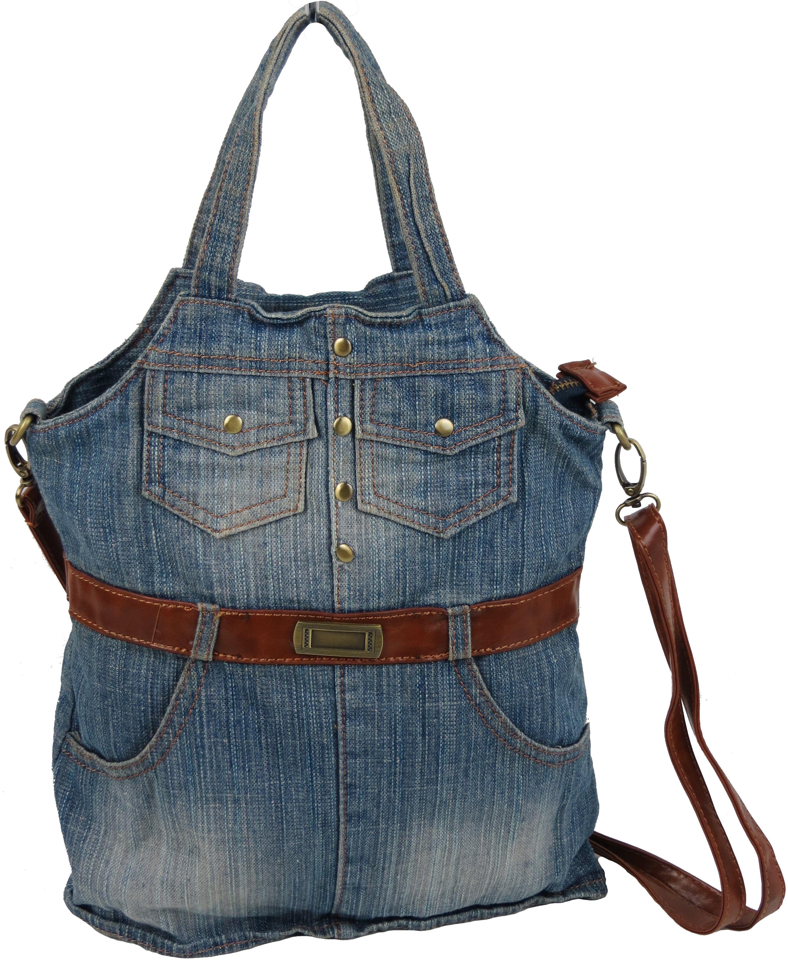 Сумка жіноча Fashion jeans bag джинсова Синій (Jeans8059 blue)