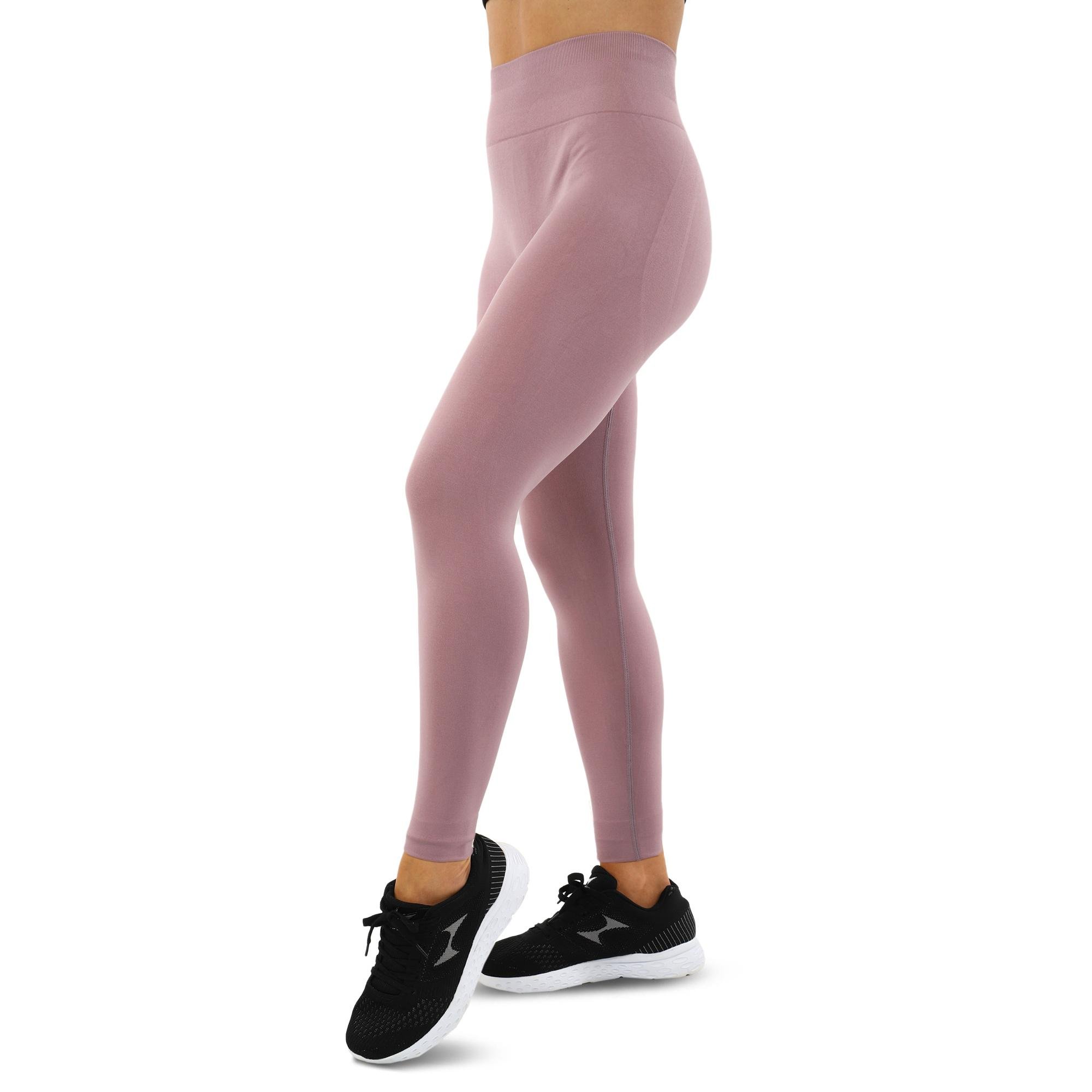 Лосины спортивные женские DOMINO 9681 с эффектом пуш-ап S Пудровый (9681_Пудровый_S)