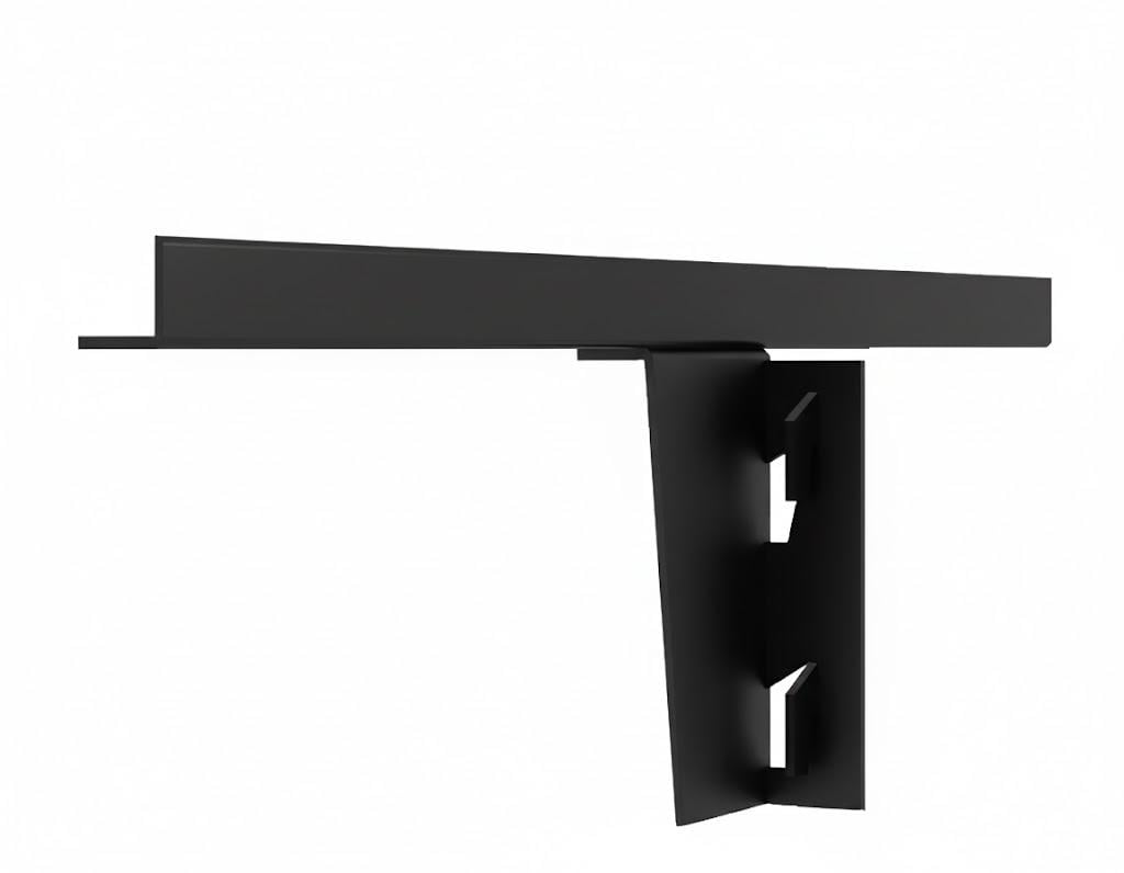 Держатель полки Highline ДСП правый гардеробной системы Черный (SB-R-BL)