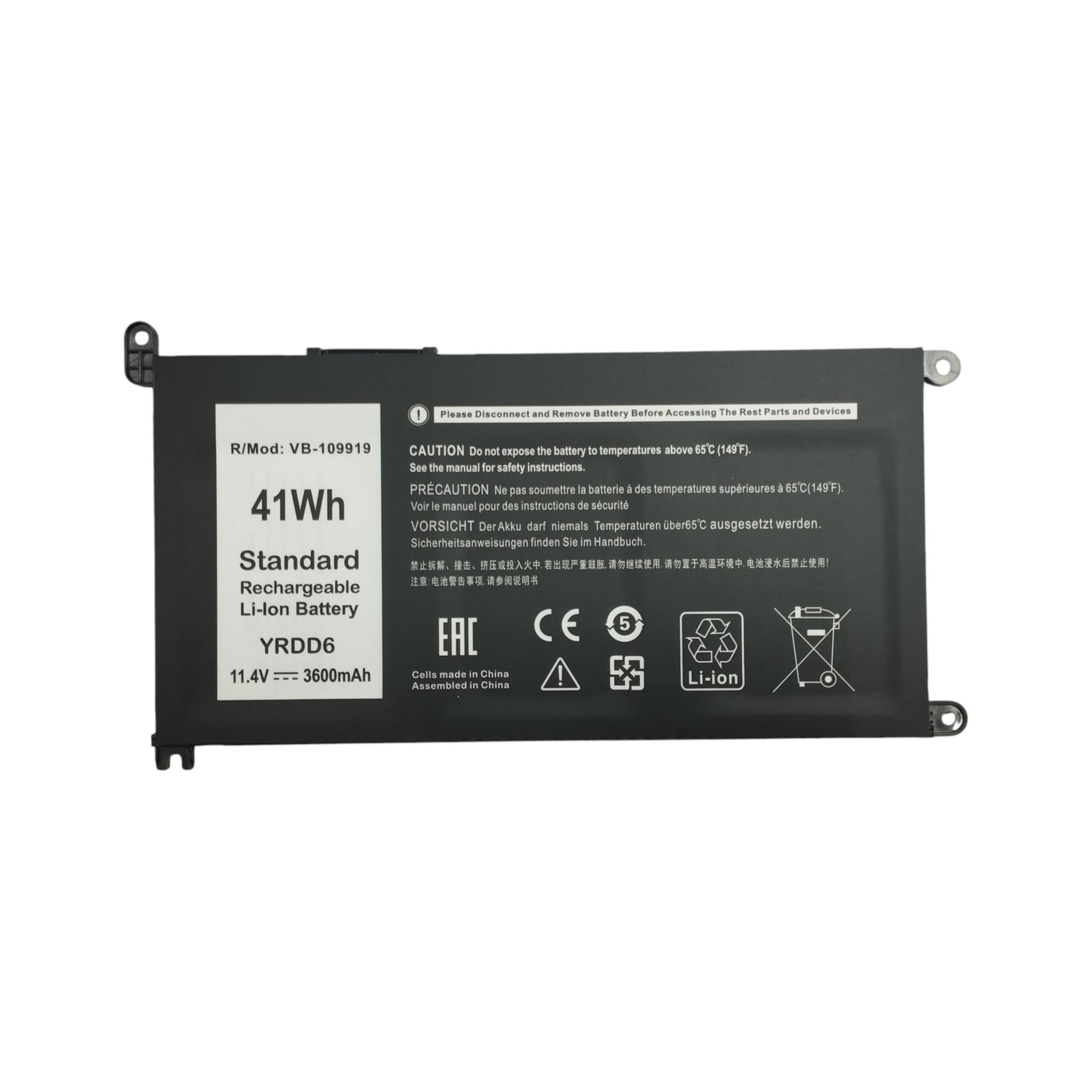 Аккумулятор для ноутбука Dell YRDD6-3S1P-3600 1VX1H 3600 mAh 11,4V