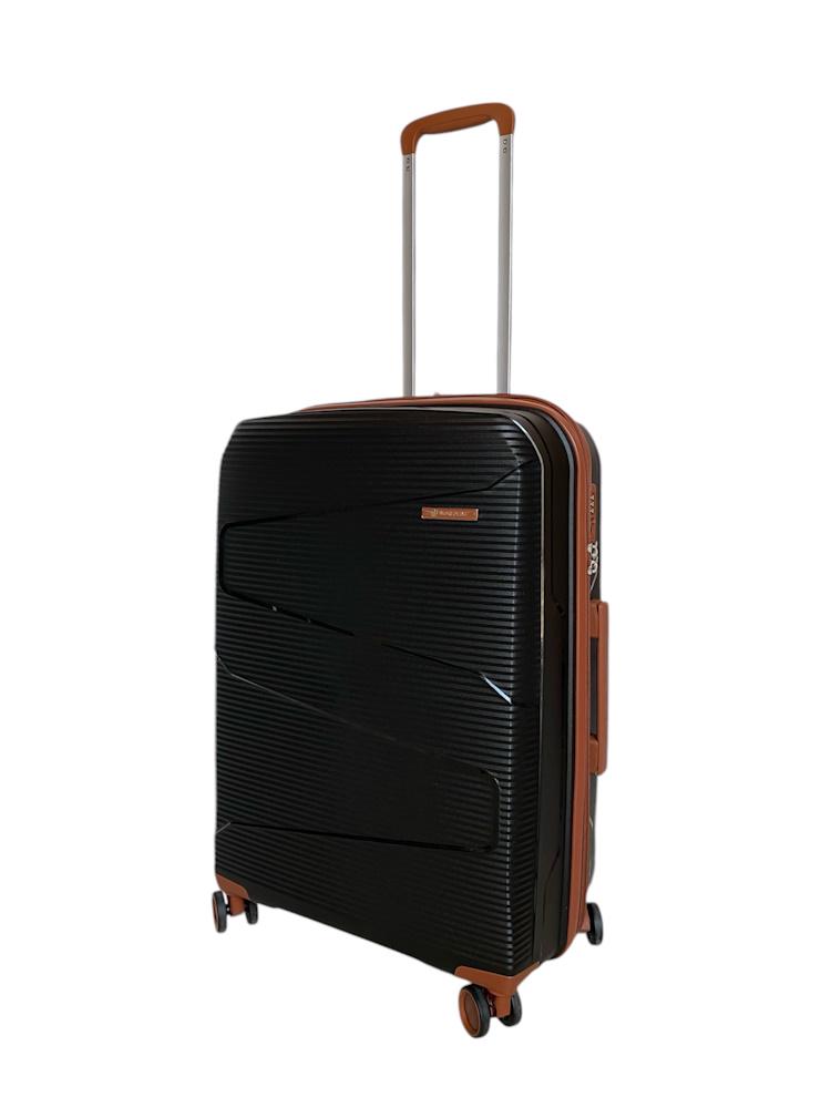 Валіза дорожня середня AIRTEX Worldline 293 поліпропілен M Чорний - фото 3