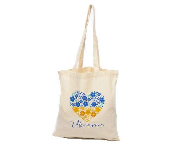 Сумка-шоппер Патриотические цветы 37x41 см