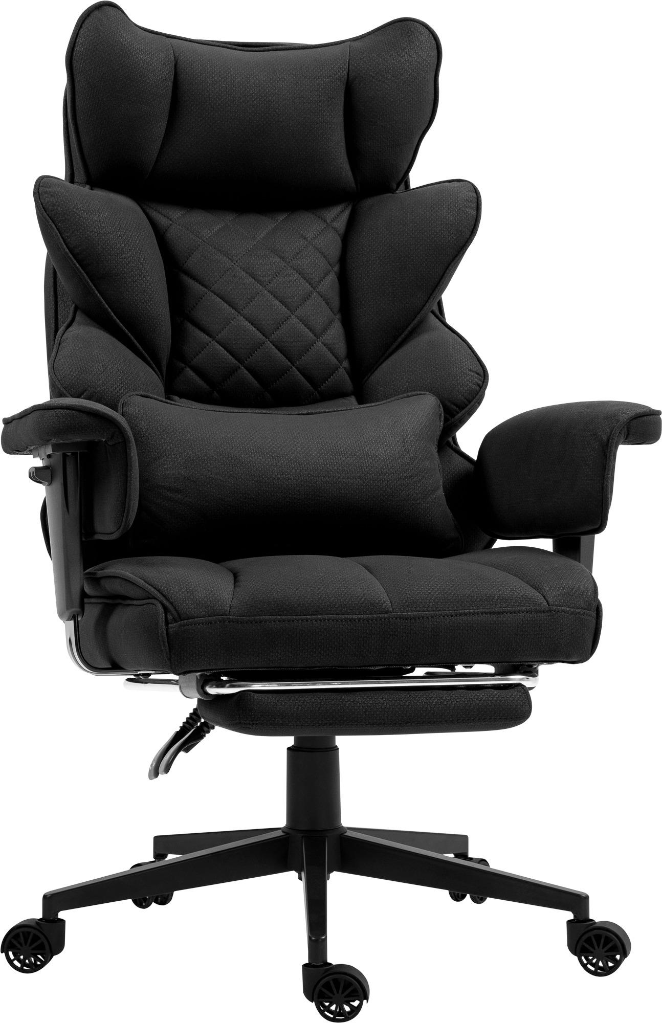 Офисное кресло GT Racer B-2511 Fabric Black (1607) - фото 1 Офисное кресло GT Racer B-2511 Fabric Black (1607) - фото 1