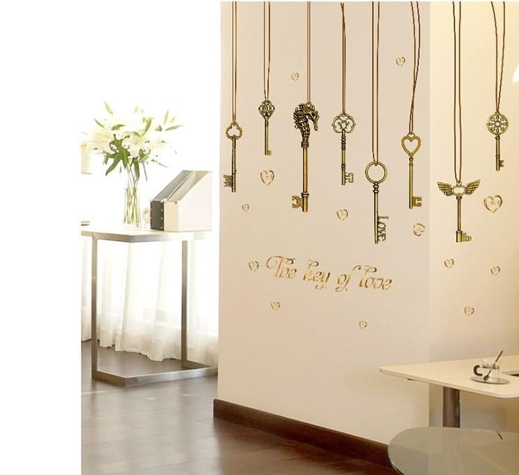 Наклейка інтер'єрна на стіну Green Life Ключі 120х140 см (SK9115) - фото 5 Наклейка інтер'єрна на стіну Green Life Ключі 120х140 см (SK9115) - фото 5