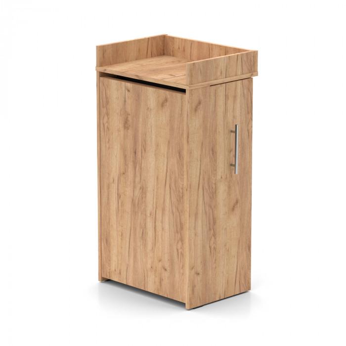 Стіл-тумба трансформер з карго 2в1 Knap Knap Rand 107х50х93,3 см Дуб крафт золотий (24628369) - фото 2