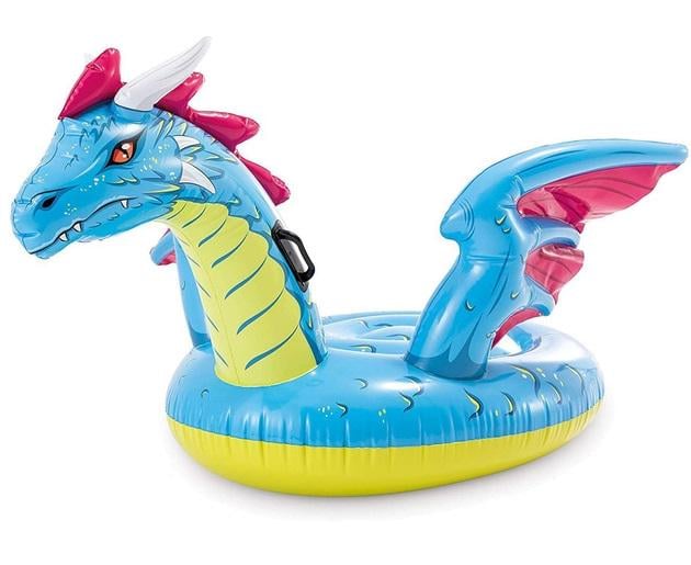 Надувний пліт Inteх 57563 Дракон 201х191 см (15360128)