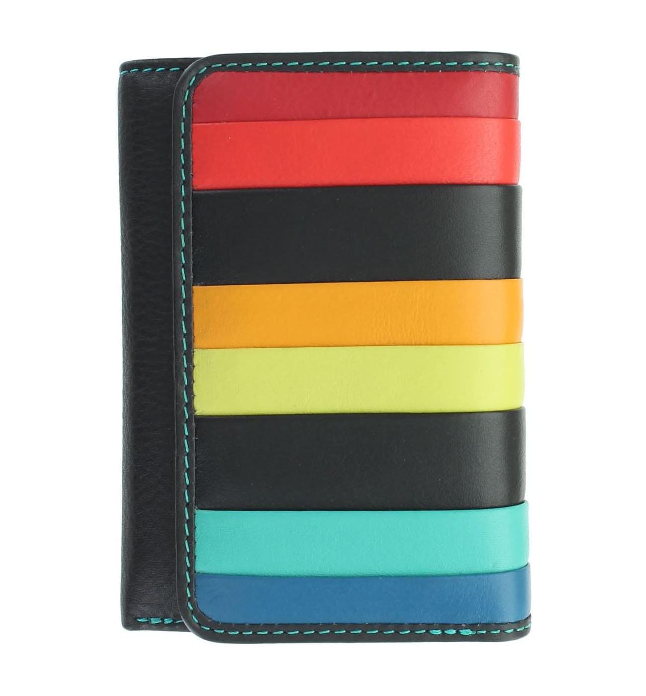Кошелек женский кожаный Visconti STR3 Halki c RFID Black Multi - фото 1 Кошелек женский кожаный Visconti STR3 Halki c RFID Black Multi - фото 1