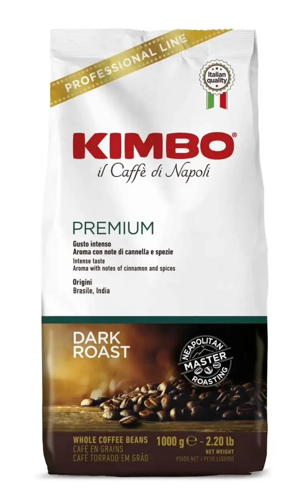 Кофе Kimbo Premium в зернах 1 кг