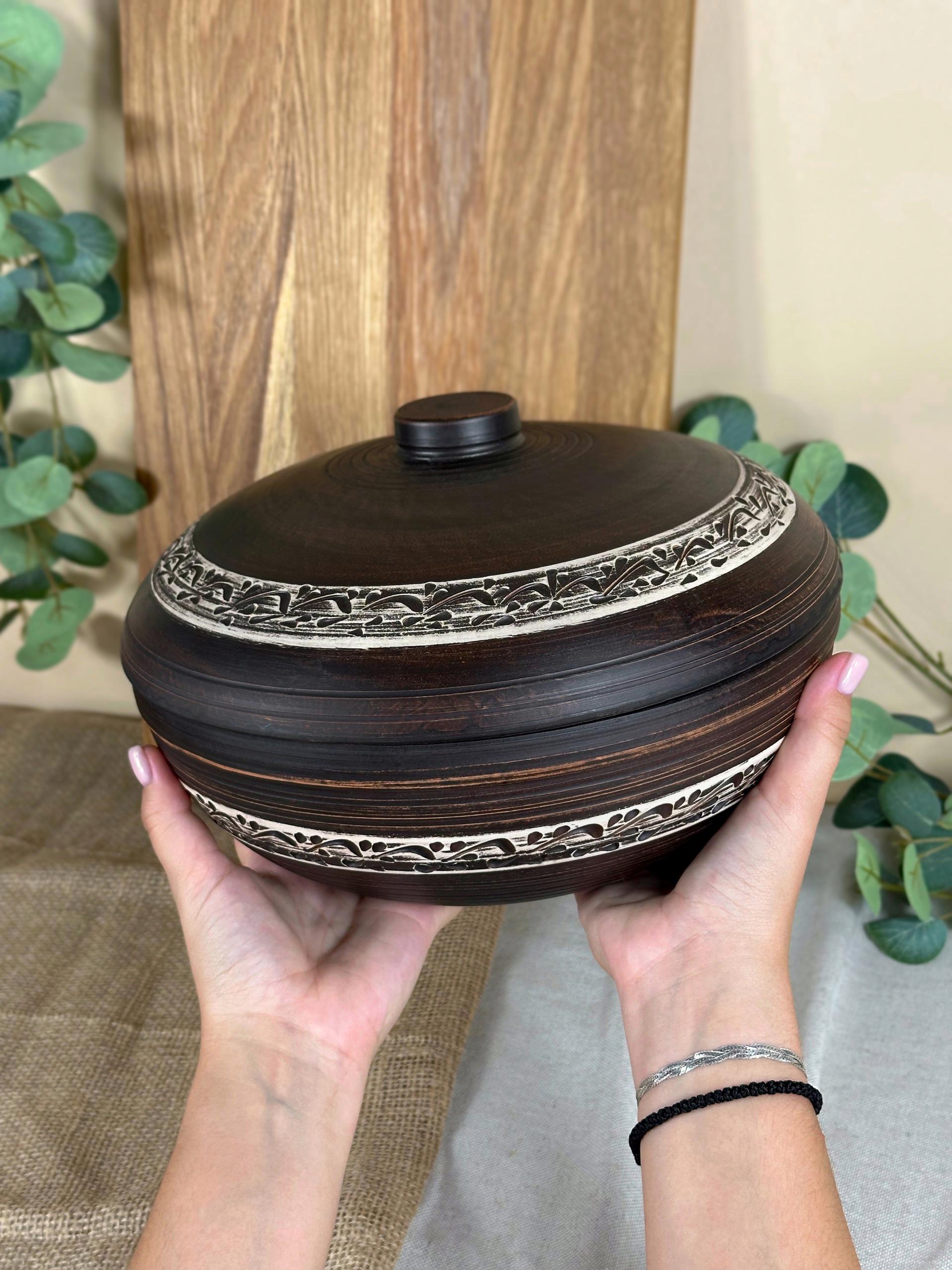 Пловница глиняная Гражда Ангоб 3 л (13001-44) - фото 3