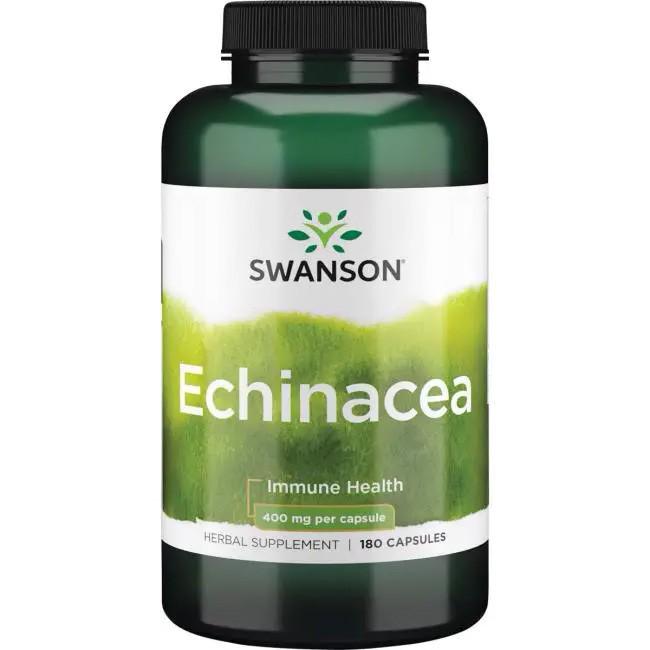 Ехінацея Swanson Echinacea 400 мг 180 капсул (SW1512)