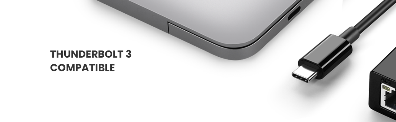 Проводной сетевой адаптер USB C-RJ45 Gigabit USB-C Ethernet Adapter Grey (US236) - фото 7