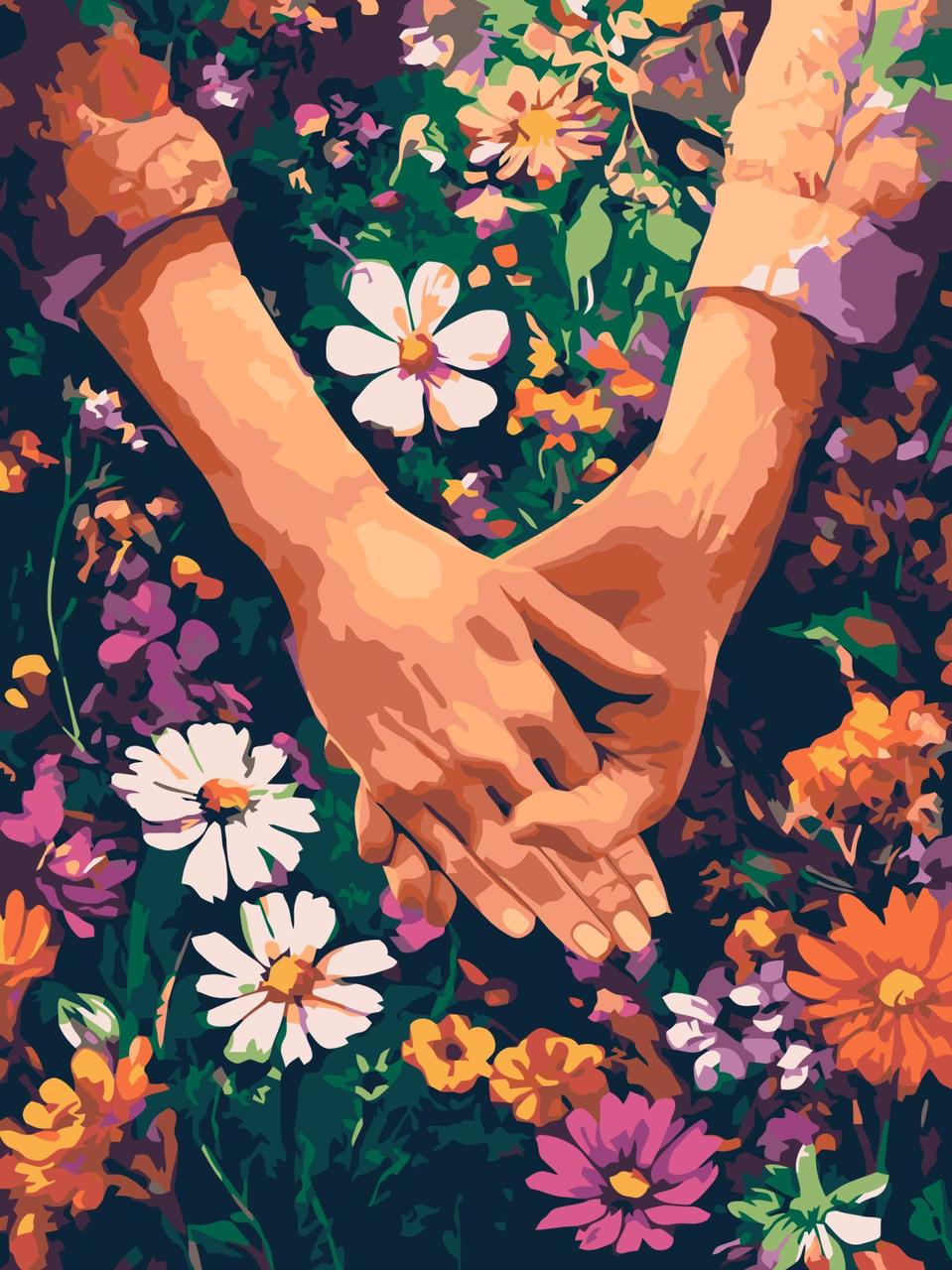 Картина за номерами Ideyka Тримай мене міцно 30х40 см (2824290295)