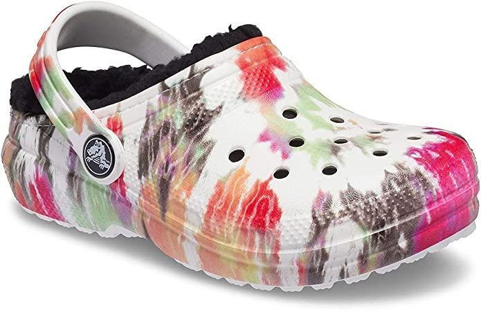 Сабо Crocs Classic Tie-Dye Lined Clog утепленные р. 36-37