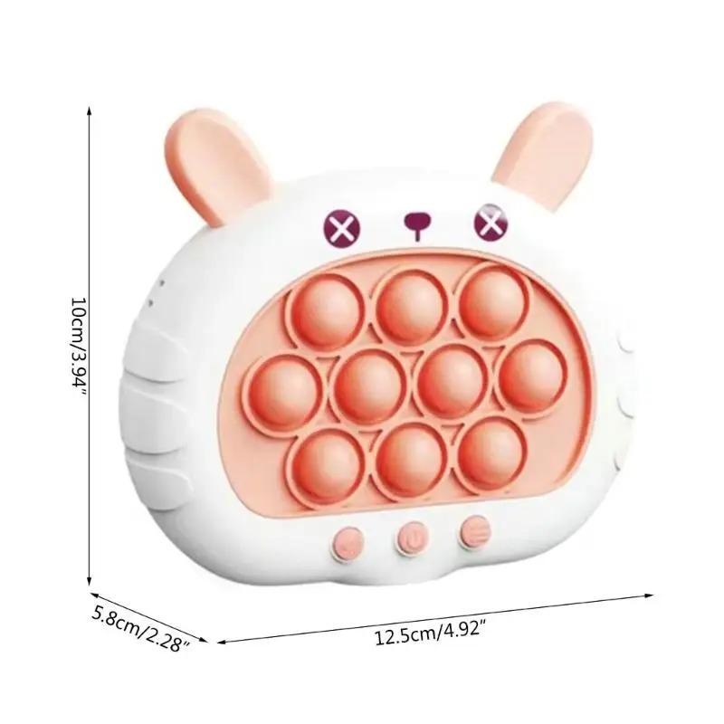 Интерактивная игрушка Quick Push Game Pop It Rabbit Pink (13449373) - фото 4 Интерактивная игрушка Quick Push Game Pop It Rabbit Pink (13449373) - фото 4