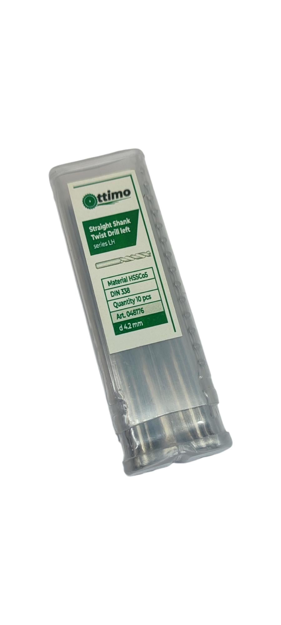 Сверло левое ц/х ф 4,2 мм Р6М5К5 шлифованное А1 OTTIMO (LH)
