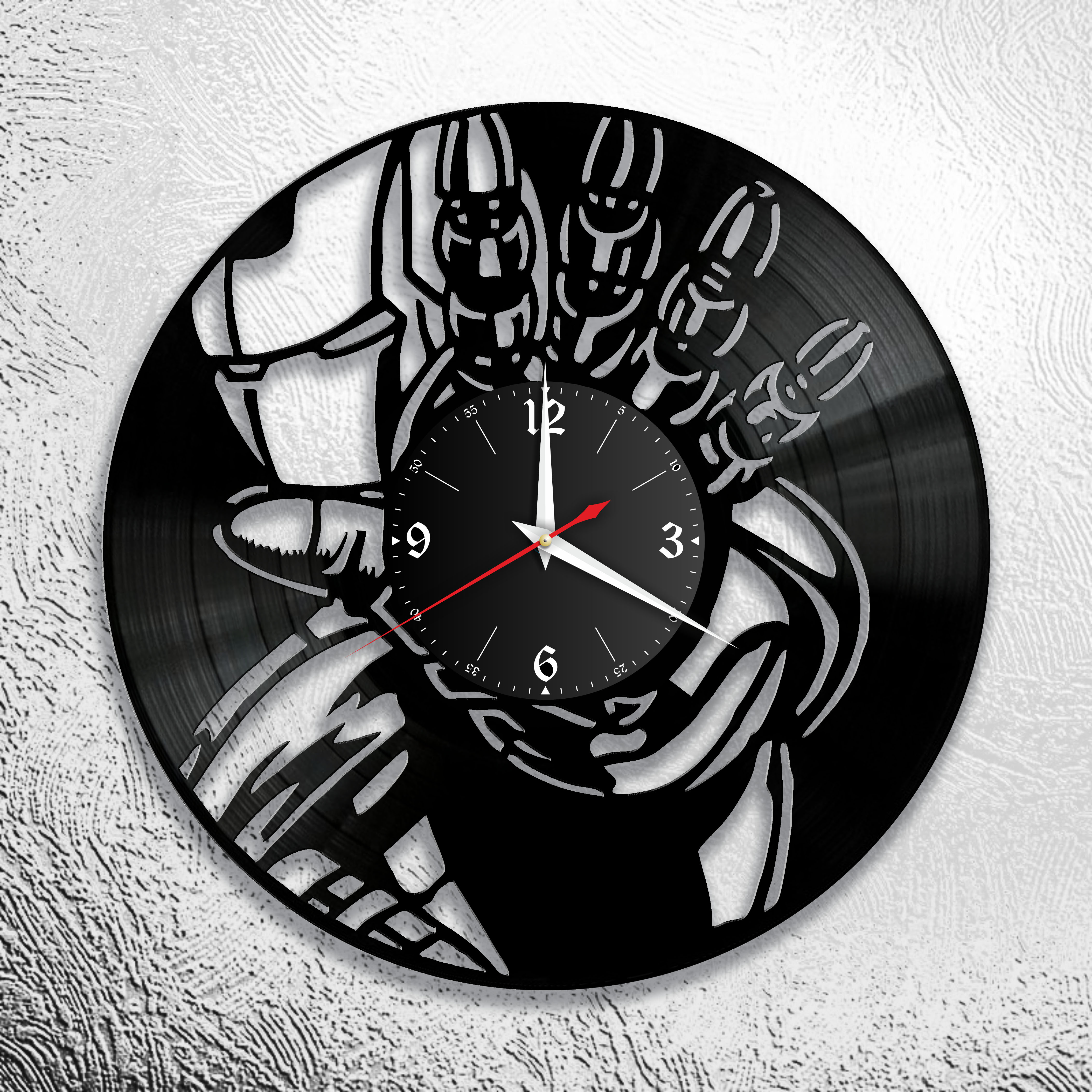 Часы настенные Iron Man 0807 из виниловой пластинки