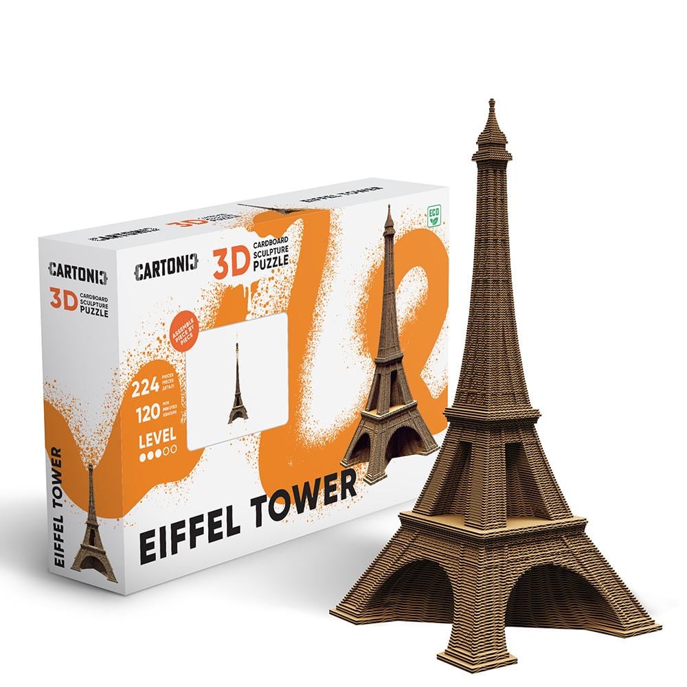 Пазл-конструктор 3D картонный Cartonic 3D Puzzle EIFFEL TOWER Эйфелева Башня (33394531)