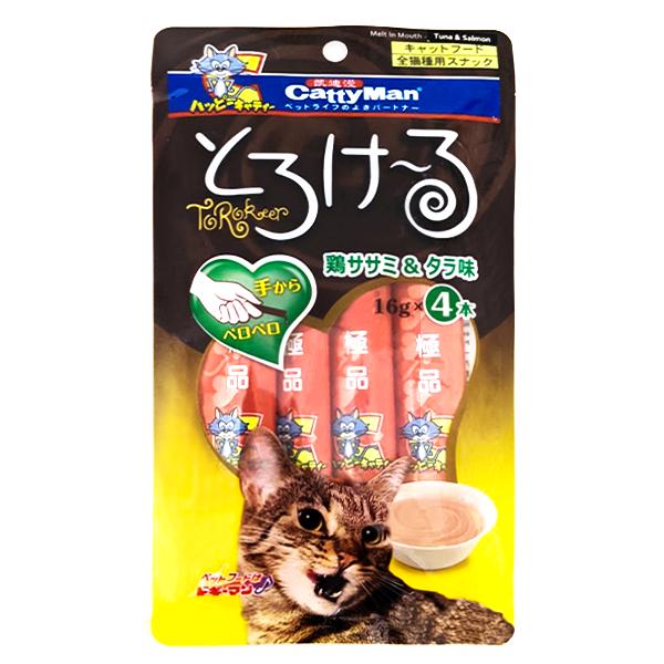 Лакомство жидкое для котов CattyMan Tuna&Salmon тунец лосось (Z1710)