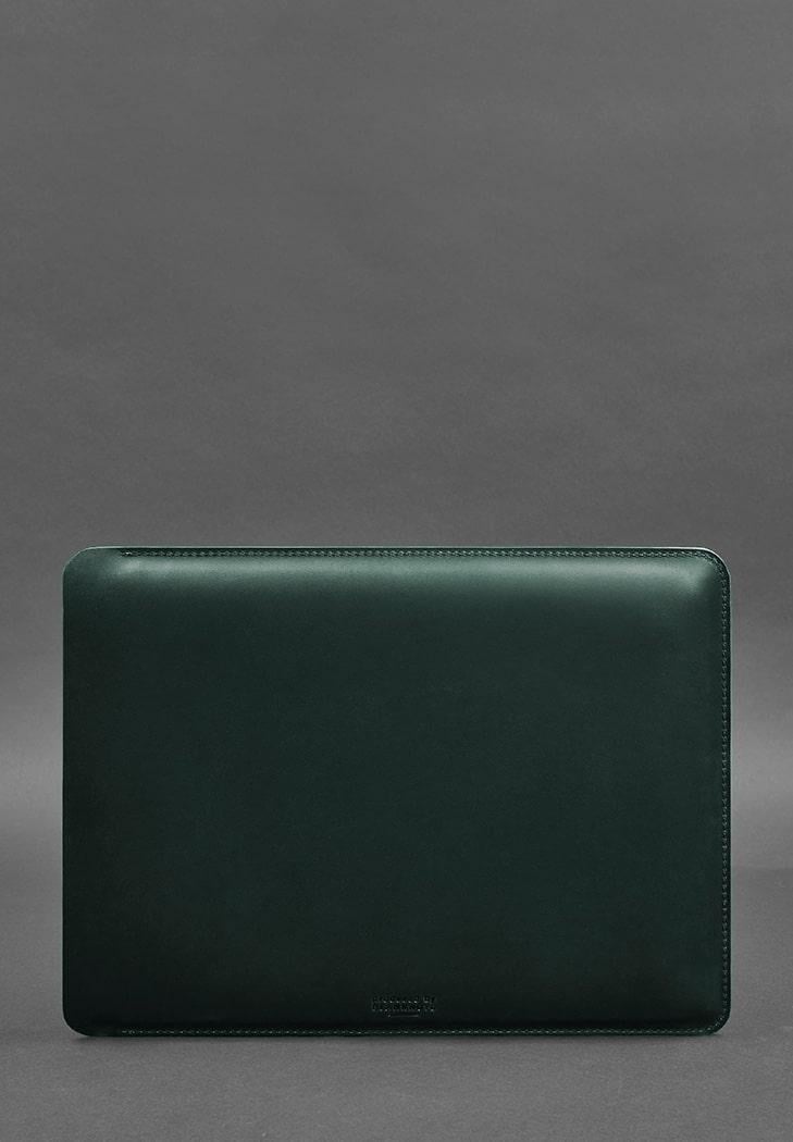 Чехол кожаный для MacBook 13" Crazy Horse Зеленый (A-026940) - фото 2 Чехол кожаный для MacBook 13" Crazy Horse Зеленый (A-026940) - фото 2