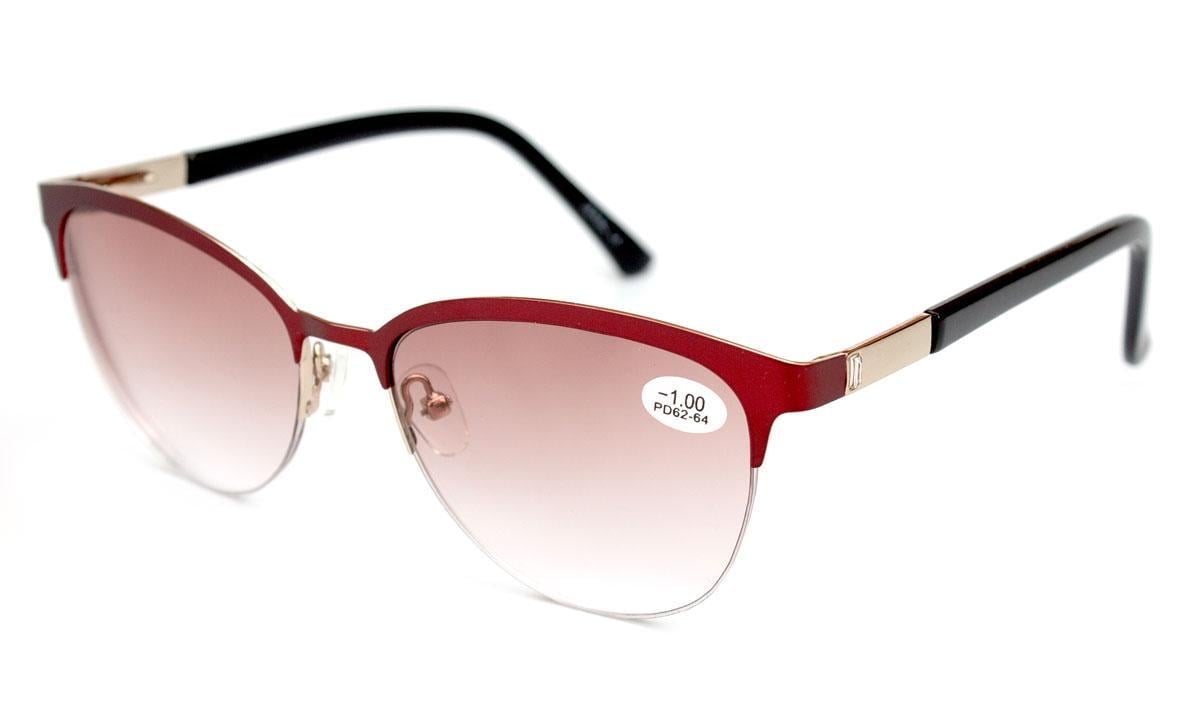 Окуляри для зору в металевій оправі Verse 320155S-C12 тоновані -2,75 (4001315)