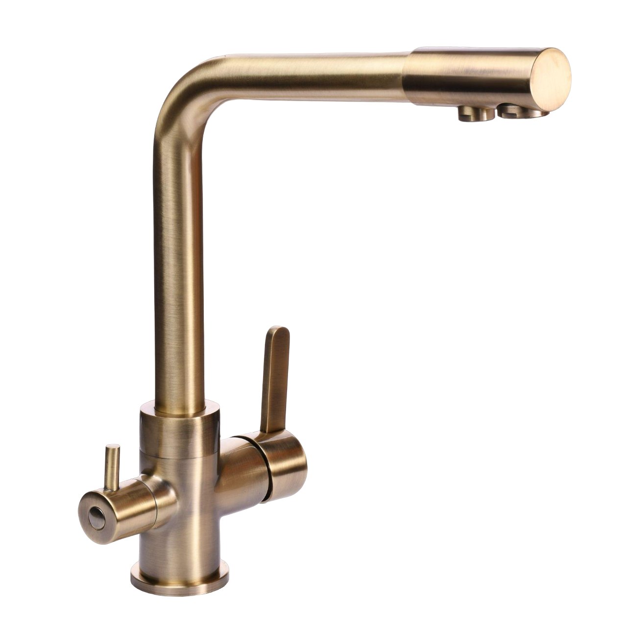 Смеситель для кухни Globus Lux Lazer GLLR-0444-9 под осмос Bronze (000019241)