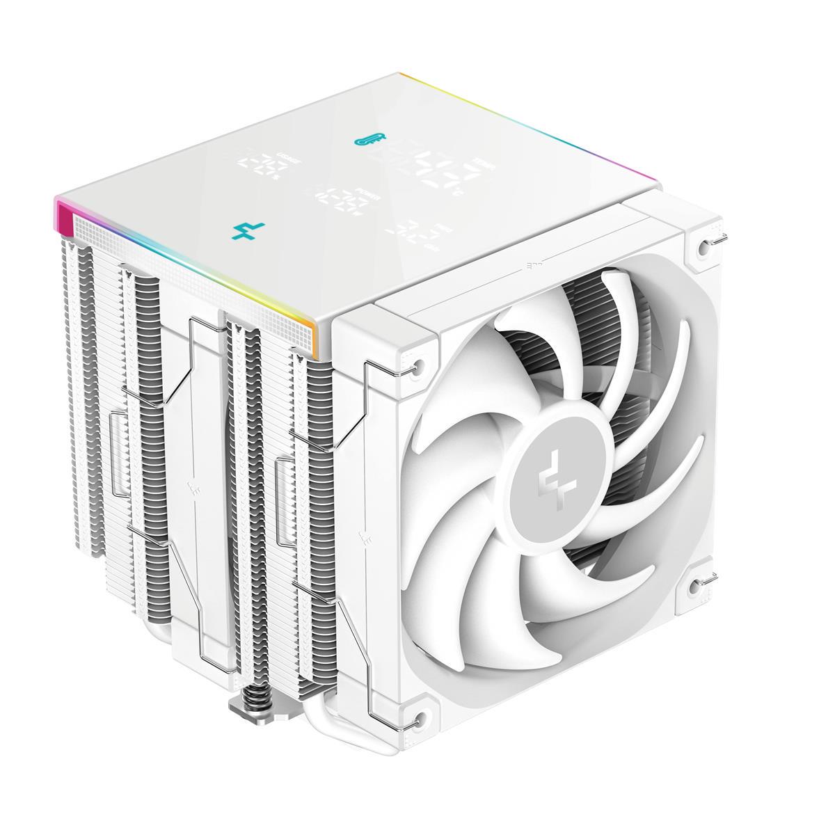 Кулер для процессора Deepcool AK620 Digital Pro с двумя вентиляторами 120 мм White (R-AK620-WHAPMN-G)