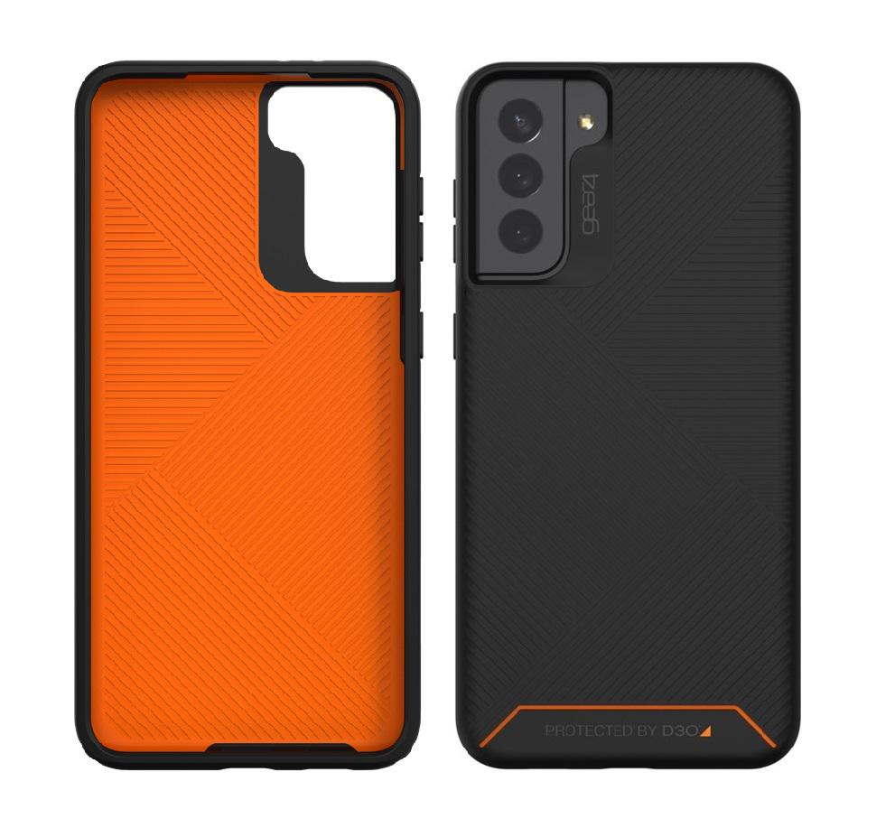 Противоударный чехол GEAR4 Battersea D3O для Samsung Galaxy S21 5G (6.2") Black