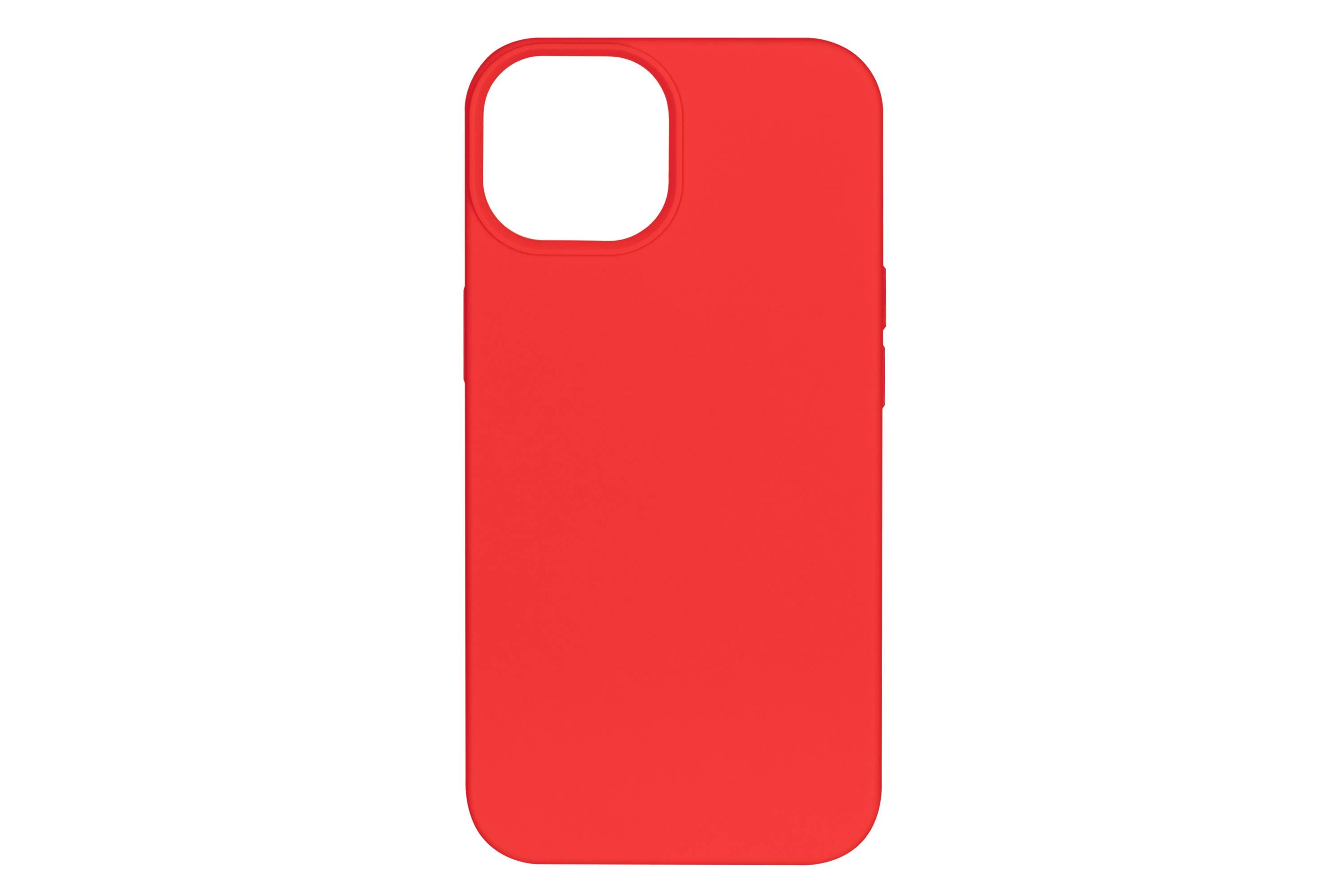 Чехол-бампер для телефона 2E Basic Liquid Silicone iPhone 14 Red (2E-IPH-14-OCLS-RD) - фото 1