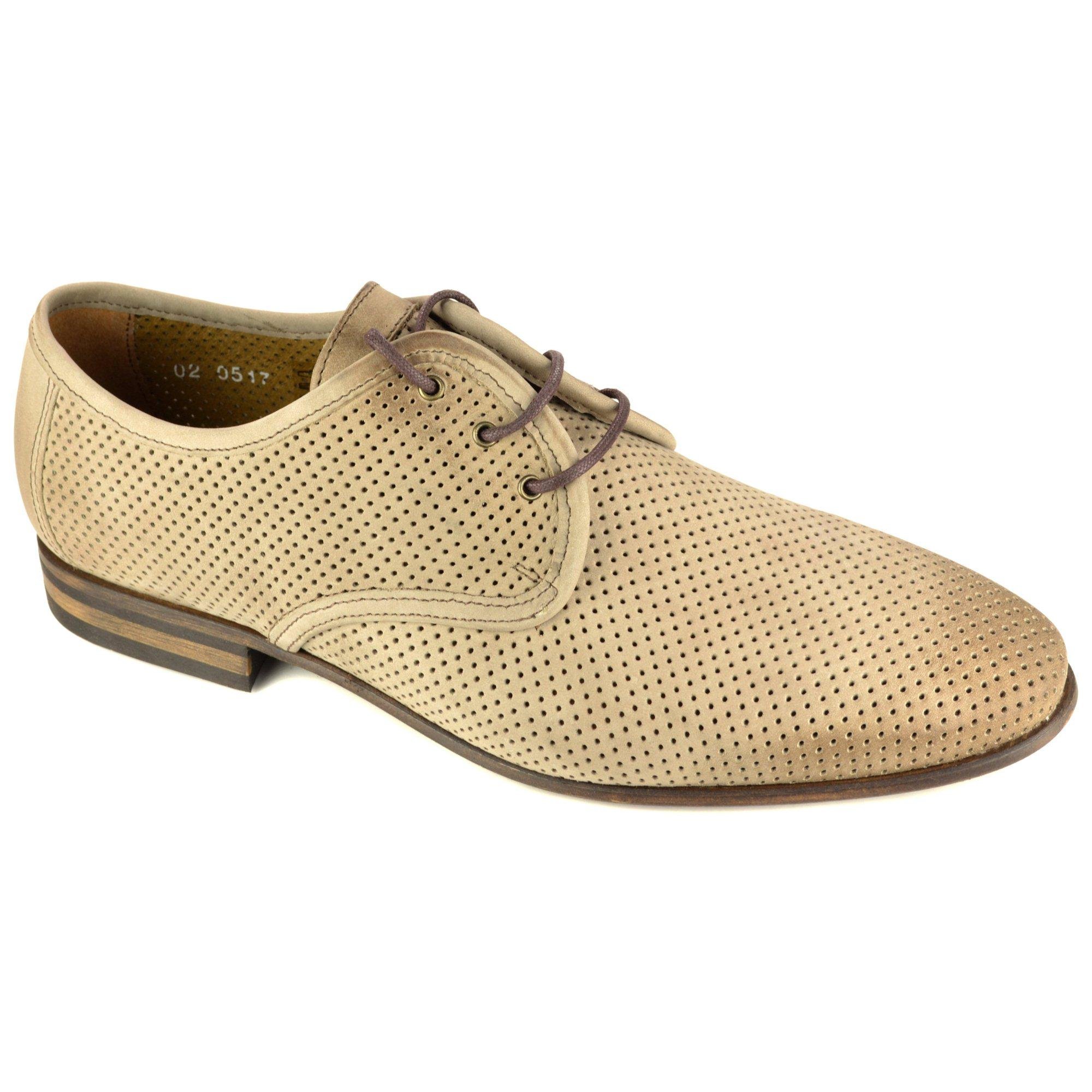 Туфлі чоловічі Conhpol р. 40 Бежевий (8673-40)