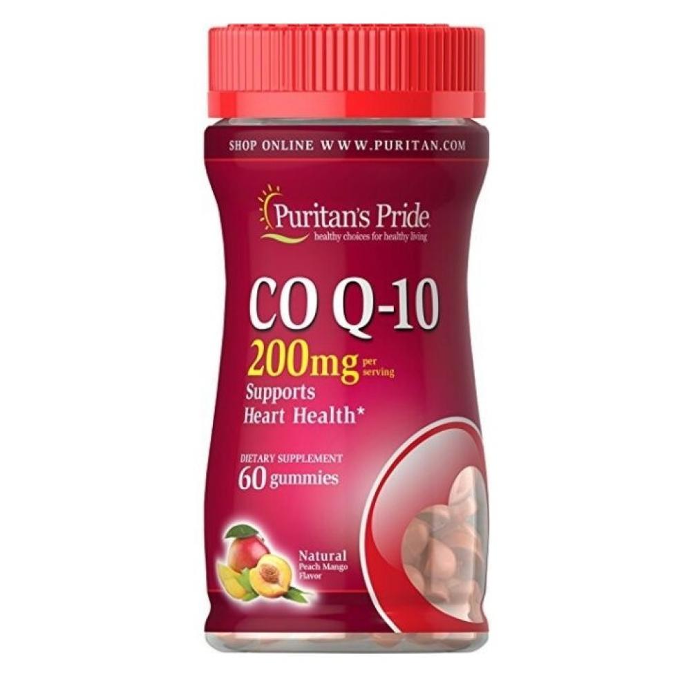 Натуральная добавка Q-Sorb Co Q-10 200 mg Peach Mango Gummies 60 Gummies (100-91-3116188-20)