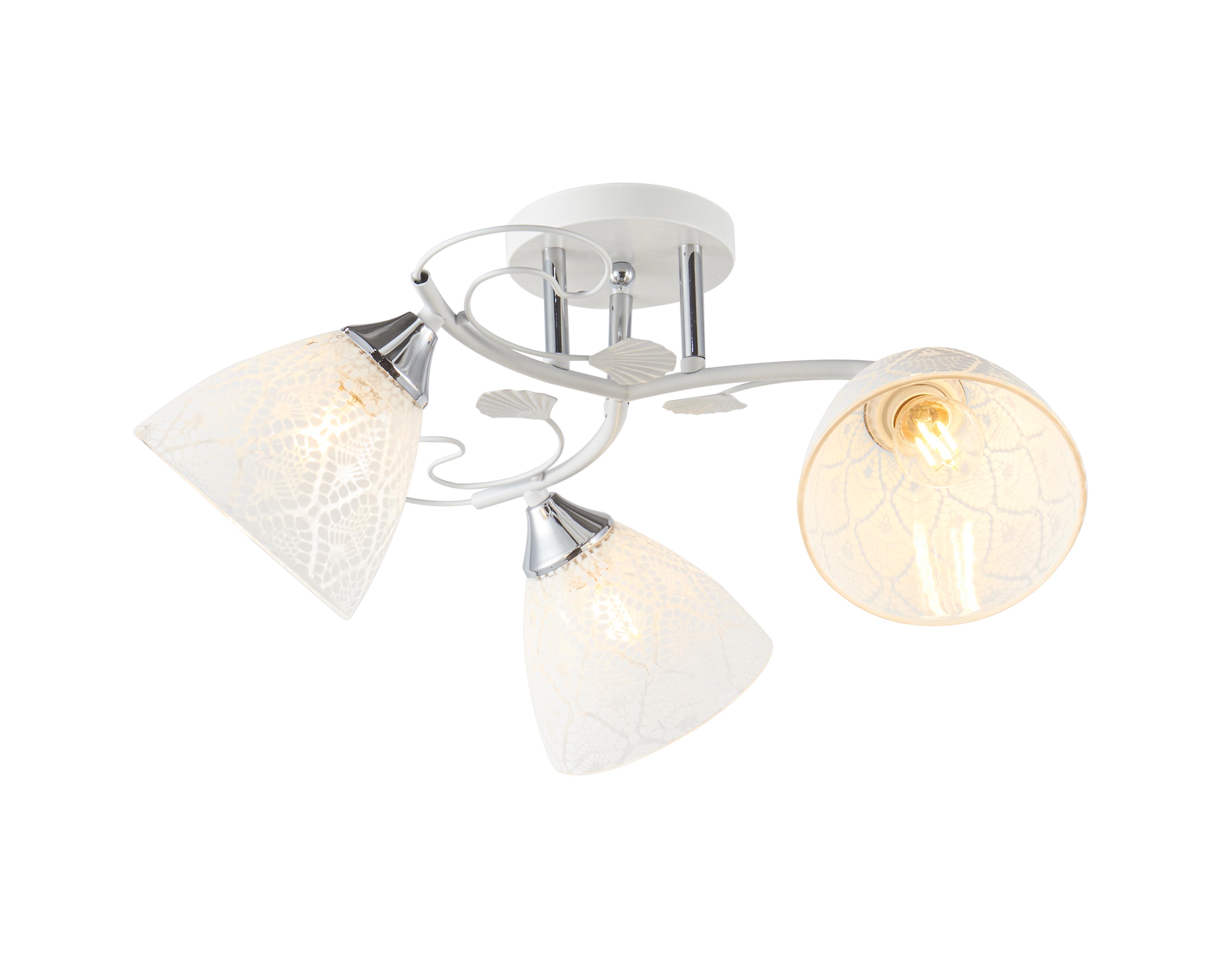 Люстра потолочная Sirius на 3 лампы Белый (196342/3)